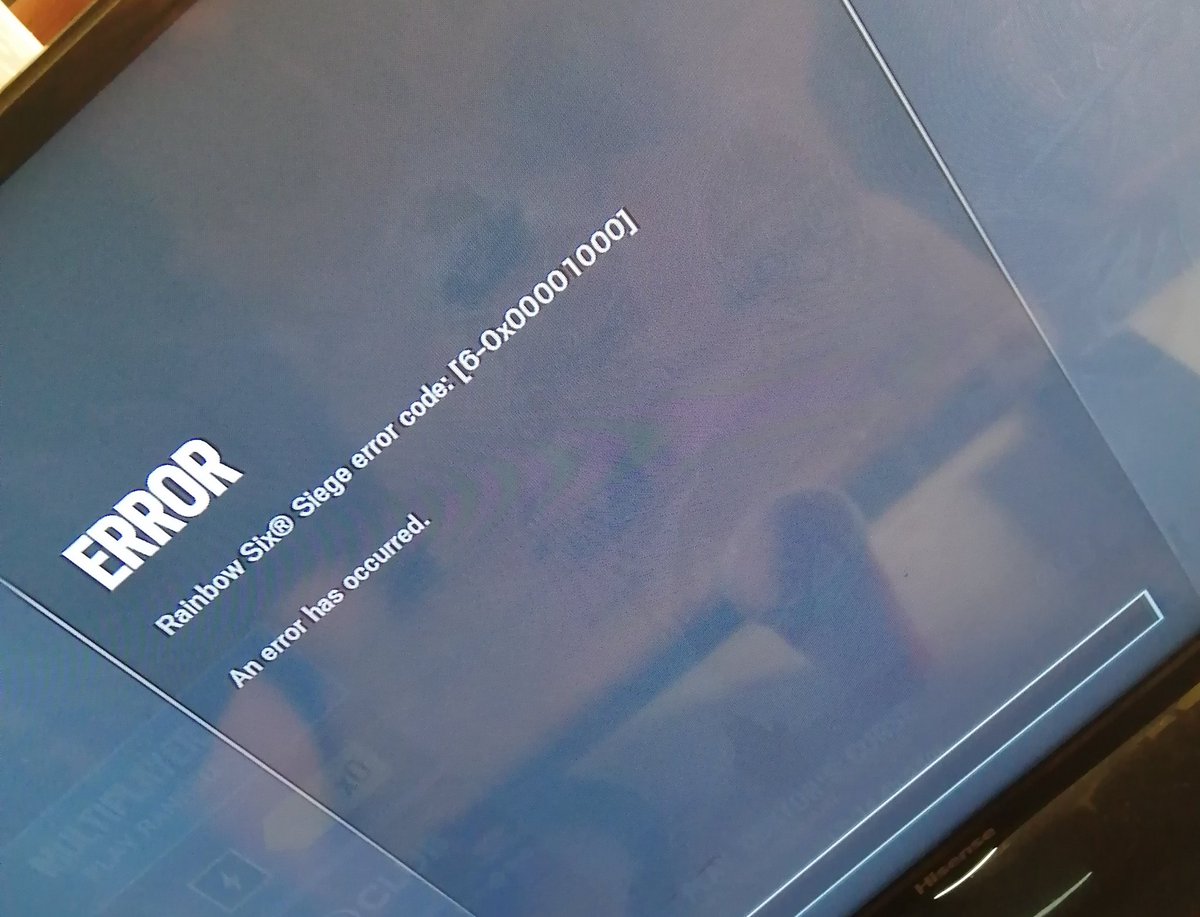 _xVnmz's tweet photo. @UbisoftSupport disconnected from a ranked match and have been getting this error when trying to rejoin, not the first time it's happened either, please fix this https://t.co/Xs0CFjnSmM