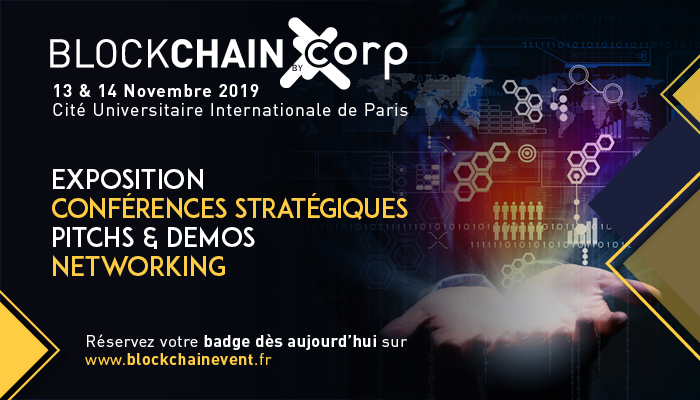 Blockchain PARIS c'est la semaine prochaine ! 

Réservez votre place et rencontrez nous ainsi que 1200 professionnels de la #blockchain les 13&amp;14 novembre.

Votre badge GRATUIT par ici : 

blockchainevent.fr/2019/pass-salo…

#startup #deeptech #frenchtech #blockchaincorp #digitalisation