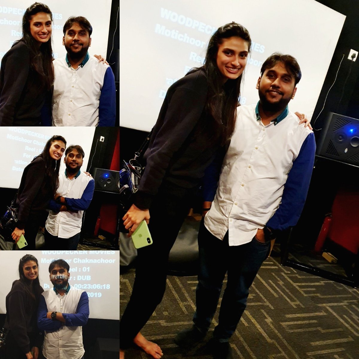 shrotriya_manav's tweet photo. Happy happy birthday @AthiyaShetty
It was wonderful working with you for #motichoorchaknachoor film.
All the very best for your future endeavours!
#movie #motichoorchaknachoor #viacom18studios #woodpeckermovies #sounddesign #msaudio #postservices https://t.co/EMdHXd1tIY