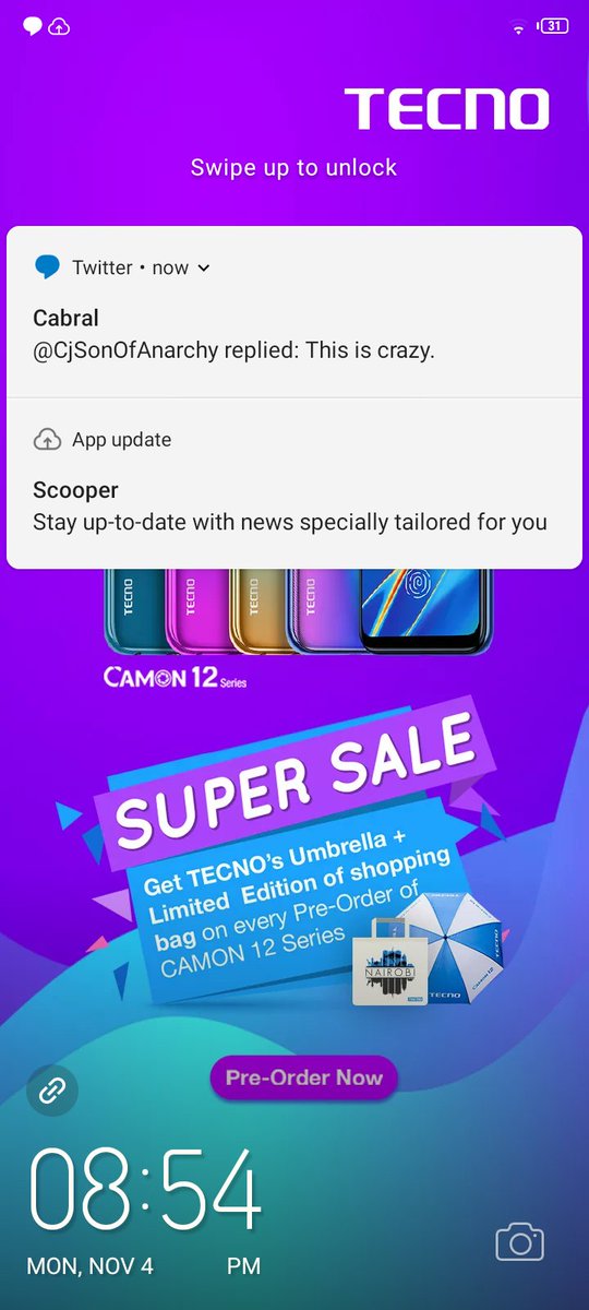 echenze's tweet image. It's so hard to love these phones.
1: Infinix Hot 8
2: Tecno Camon 12