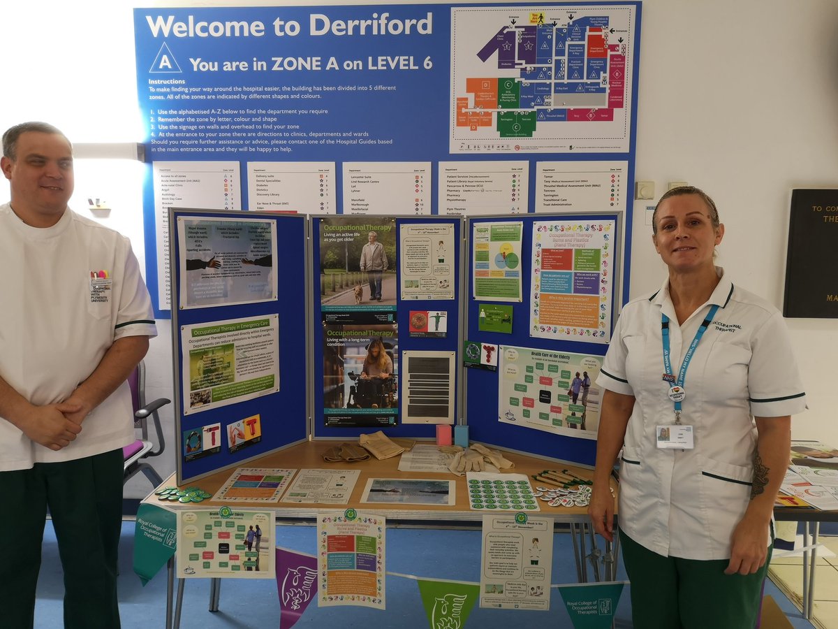 Sophie Maynard (@sophiemaynard8) on Twitter photo Come and visit our #OTweek2019 stand on Level 6 Main Entrance to find out more about our role in the hospital <a href="/Derriford_Hosp/">Derriford Hospital</a> <a href="/DerrifordOT/">DerrifordOT</a> Come and visit our #OTweek2019 stand on Level 6 Main Entrance to find out more about our role in the hospital <a href="/Derriford_Hosp/">Derriford Hospital</a> <a href="/DerrifordOT/">DerrifordOT</a>