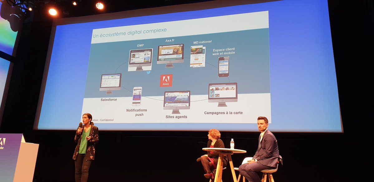 #AdobeCXMSpace <a href="/AXAFrance/">AXA France</a> doit composer avec un écosystème digital dense, à l'architecture complexe. Dont l'enjeu est une diffusion de la donnée fluide.