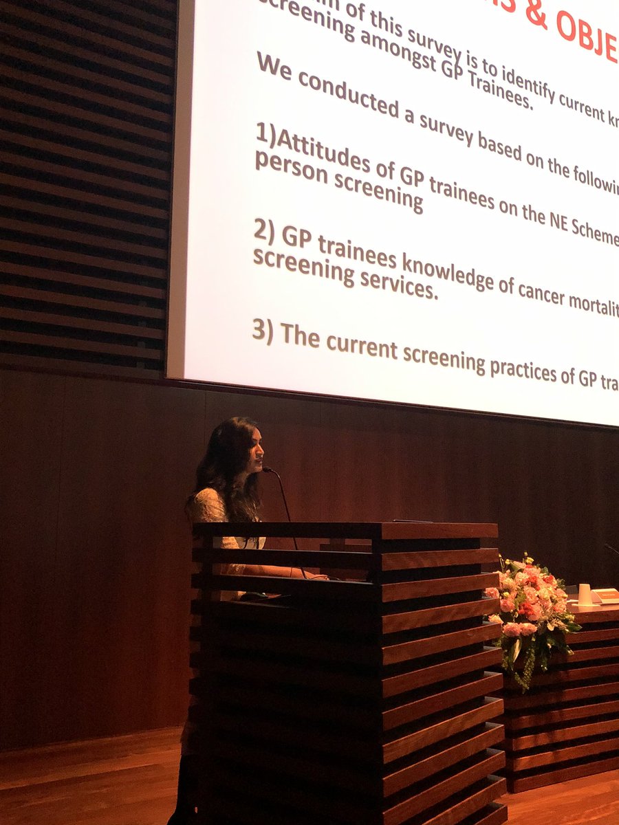 EUROPREV_WONCA's tweet photo. @drahmedaali presenting her talk “Knowledge, atitudes and screening practices” #EUROPREV https://t.co/ShZ4yGDbqr