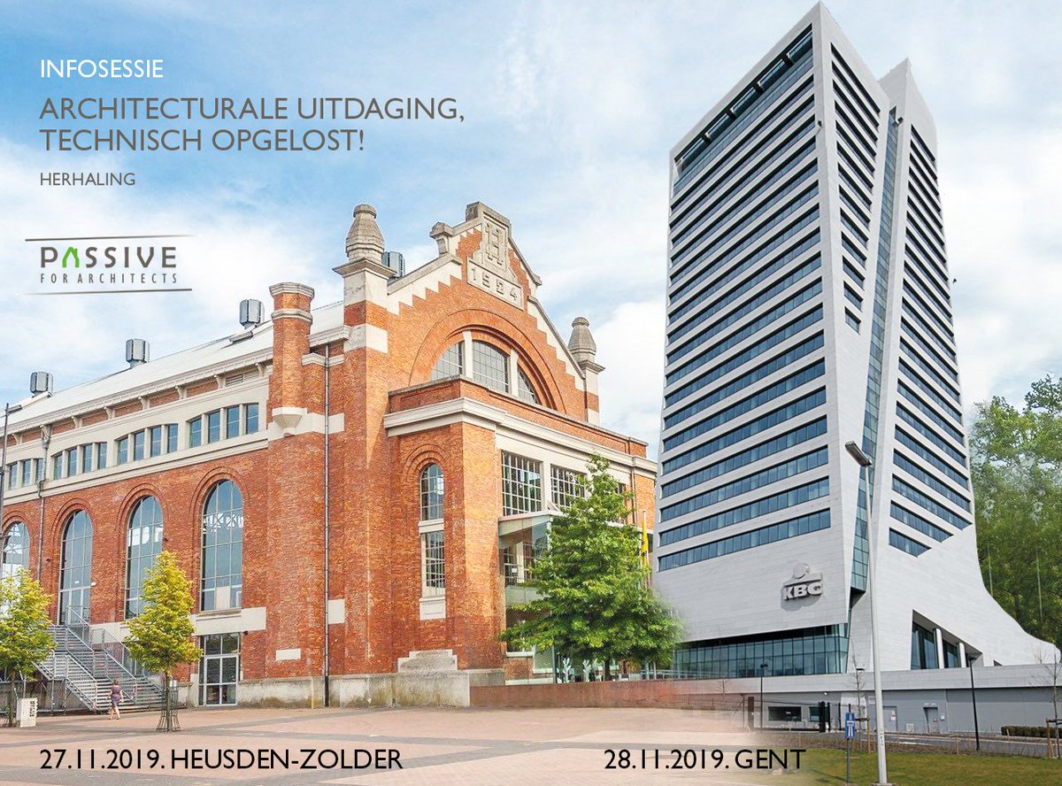 Hoe kan je architecturale uitdagingen op een slimme manier technisch oplossen? Op 27 en 28 november krijgen architecten -tijdens de sessies van <a href="/Pass4architects/">PassiveForArchitects</a>- een reeks tools aangereikt om concreet aan de slag te gaan. Don't miss it! Inschrijven via ecopuur.be/nieuws-en-even…