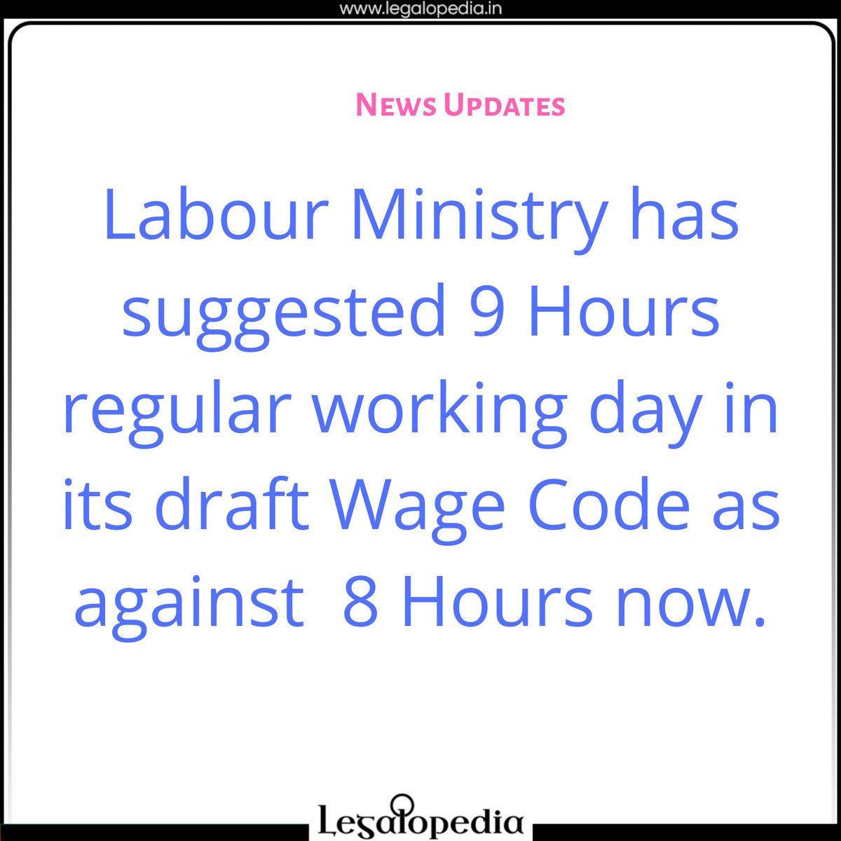 LegalopediaWeb's tweet image. Draft Wage Code. 
#legalopediaweb #wagecode