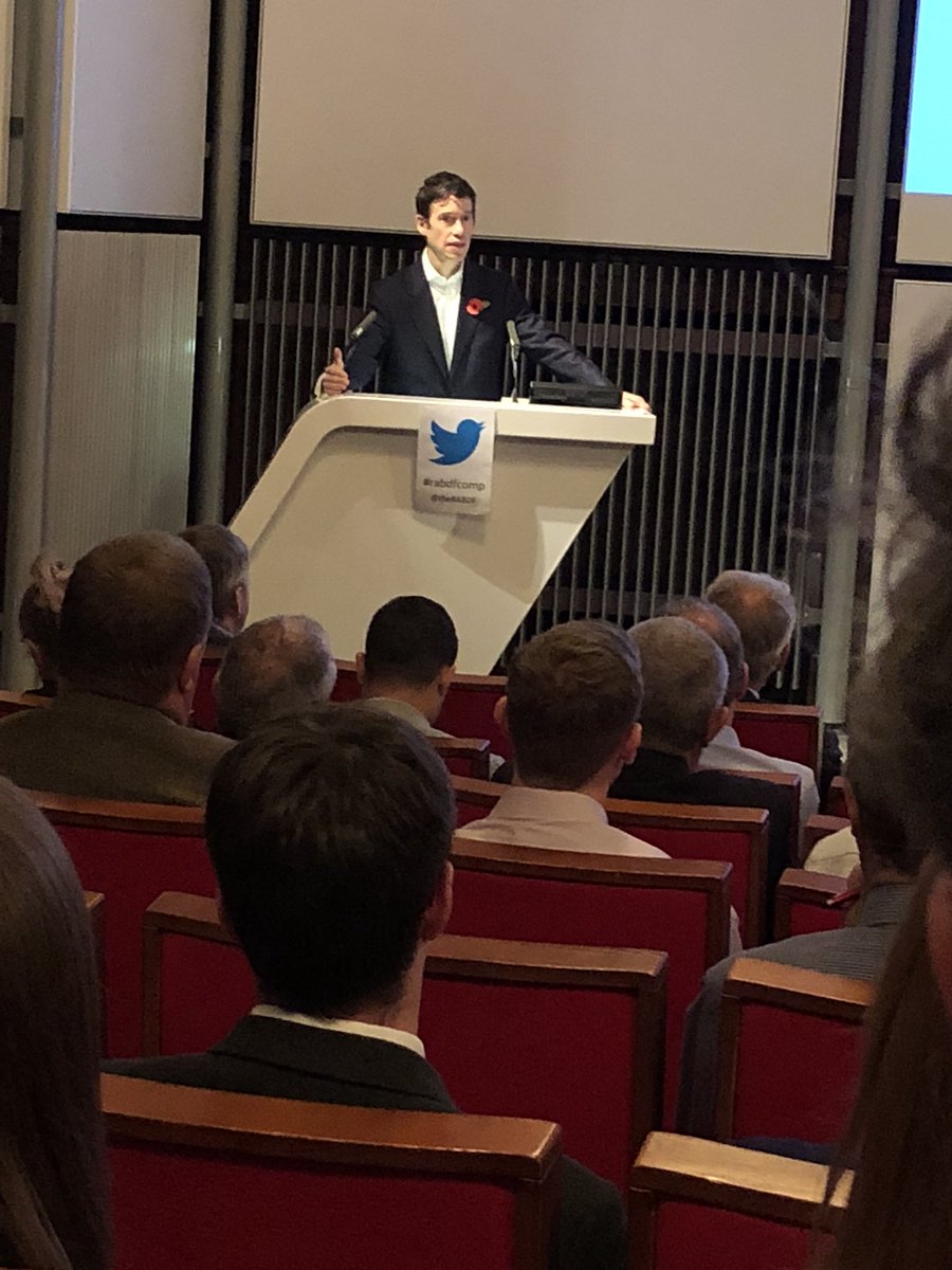 Rory Stewart addressing the RABDF policy conference.