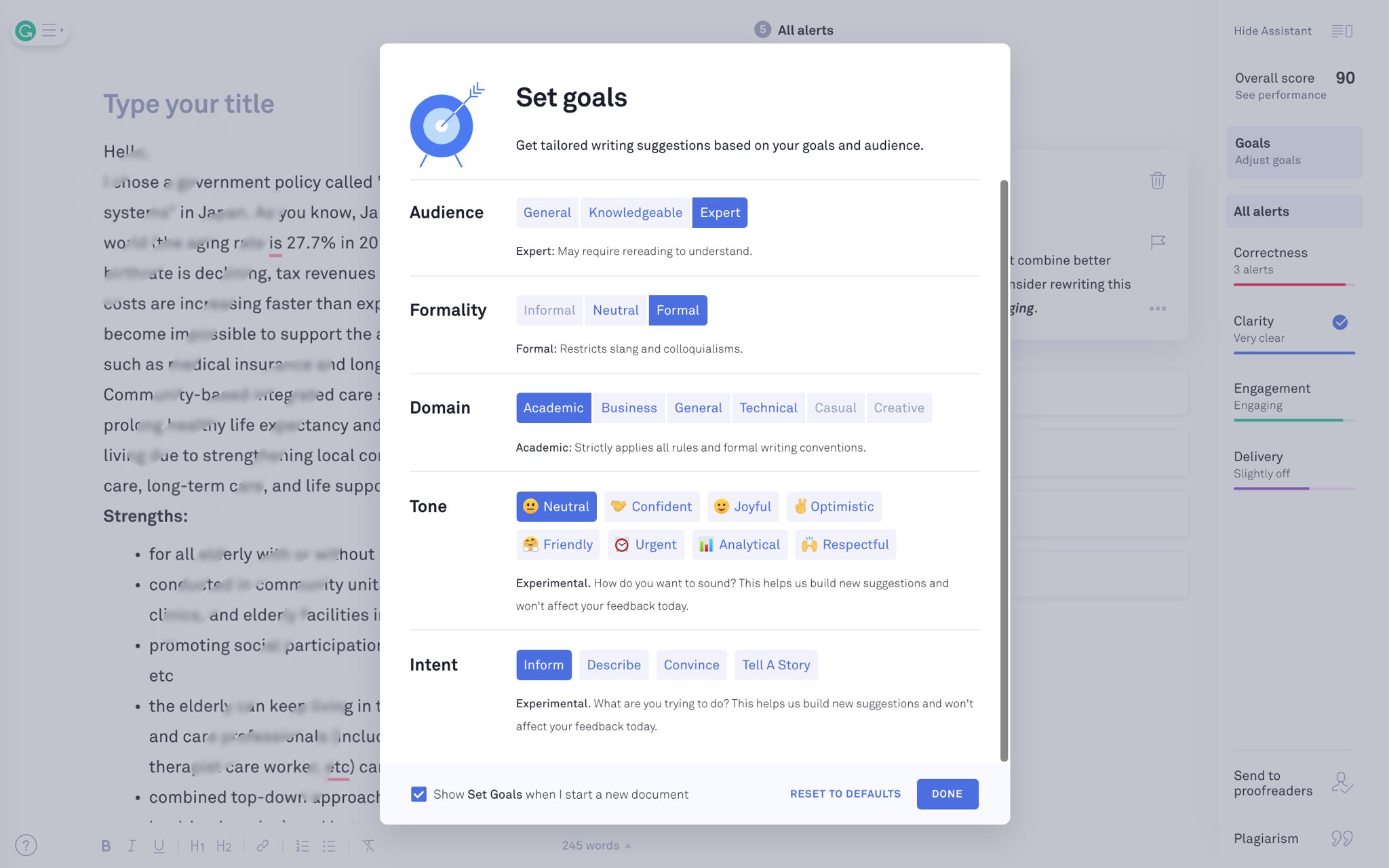 Keita 駐在員 英語文法添削サービスgrammarly の有料版がすごい アカデミック ビジネスなどモード選択ができて 無料版より倍ほど修正が入り 剽窃までチェックしてくれる これで年間 140は大満足 T Co Anwidch6lc Twitter