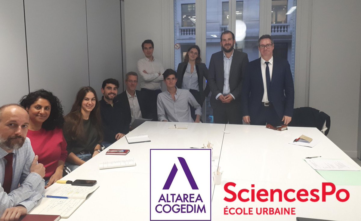 altarea_groupe's tweet image. Partenariat @AltareaCogedim &amp;amp; Sciences Po : saison 2.  Cette année, ce sont les équipes du Développement Urbain qui auront le plaisir de collaborer avec les étudiants de l’Ecole Urbaine dans le cadre d’un nouveau Projet Collectif. #TeamAltareaCogedim