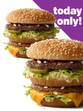 iosdeveloper38's tweet image. I just got this amazing deal using the McDonald’s App - Automation_Buy one Big Mac, get one FREE
Automation_Buy one Big Mac, get one FREE bit.ly/29LieQg