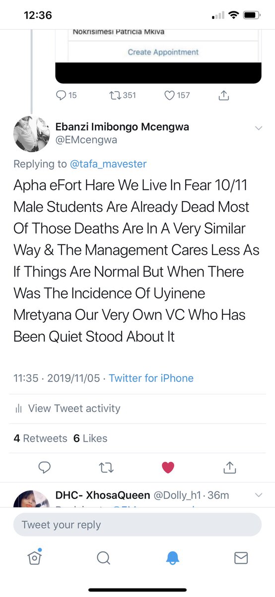 #UyineneMrwetyana...Guys We Also Have An Issue As The University Of Fort Hare Concerning Male Students That Die Day By Day But Its Kept Behind Closed Doors!!