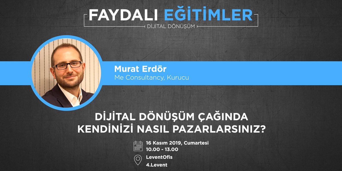 Limitli sayıda kişiye yapacağım bu eğitim hakkında bilgi almak ve kayıt olmak için lütfen tıklayınız.
faydaliegitimler.com/dijital-donusu…