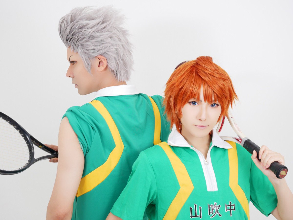 コスプレ/テニスの王子様 山吹中 亜久津仁:@cosrhyme 千石清純:ゆいと