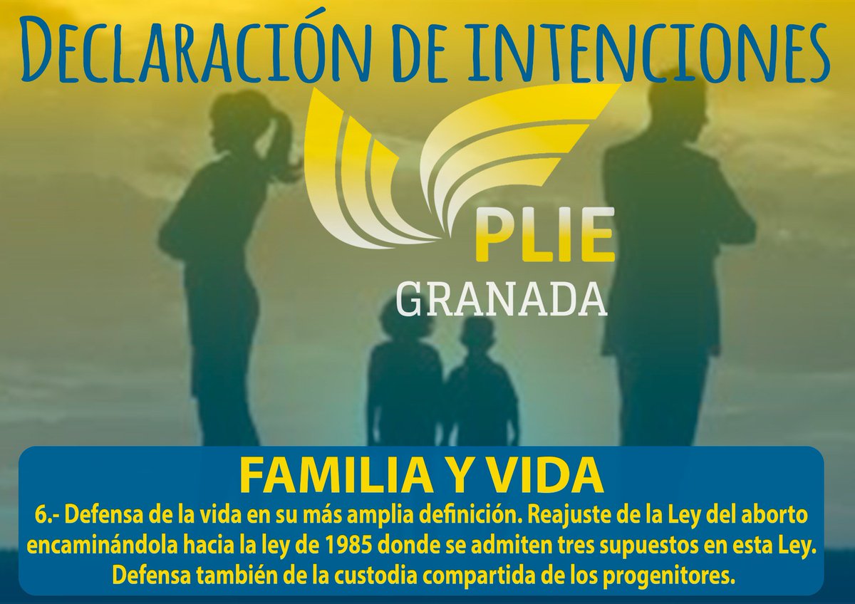 PLIEGranada's tweet photo. Desde PLIE Granada queremos dar a conocer la Declaración de Intenciones del Partido. Para ello cada martes subiremos por orden todas las iniciativas, propuestas e intenciones.

Número 6.

¡Por España! 🇪🇸🇪🇸🇪🇸 https://t.co/ID7AJvvm43