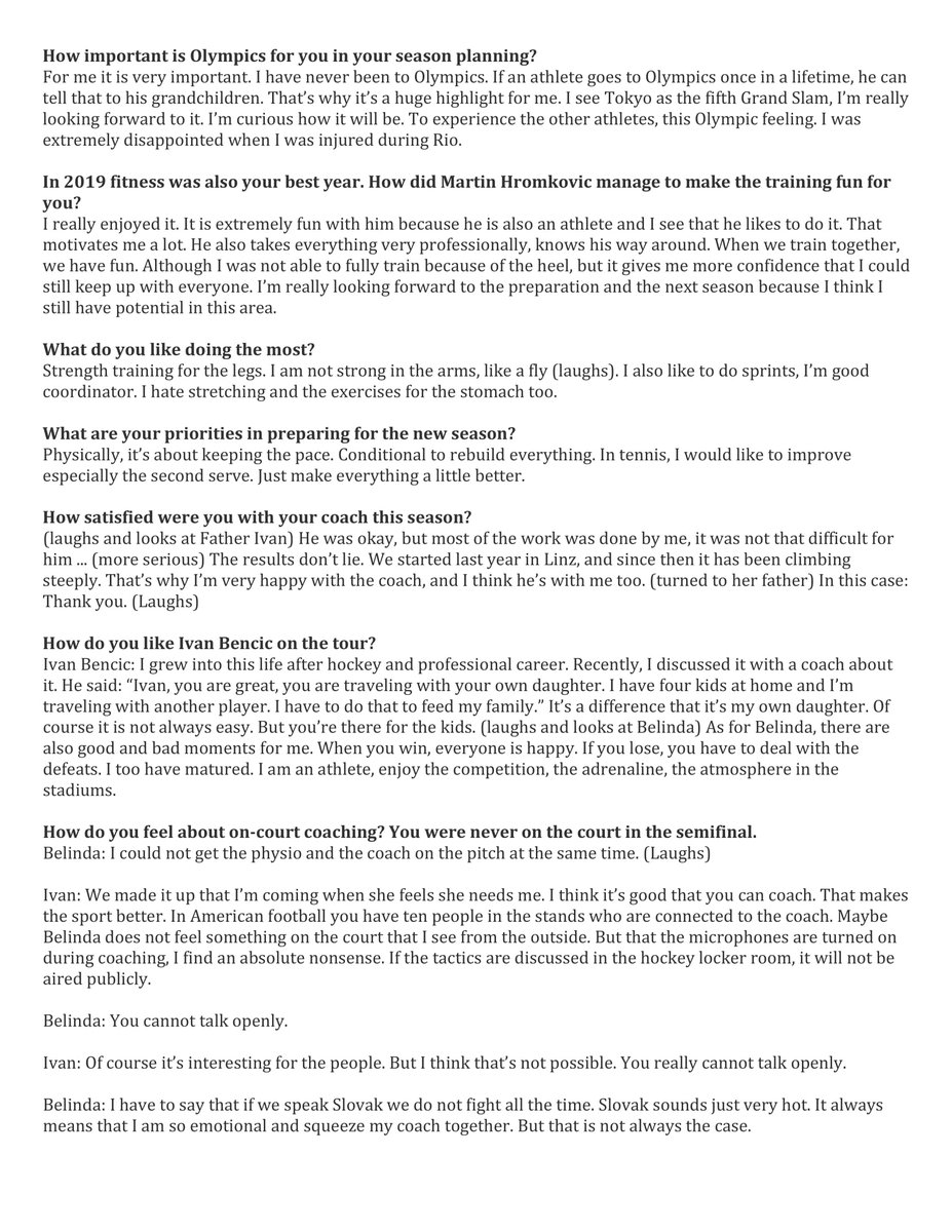 sliceandvolley's tweet photo. Would be really nice to see #Benderer in Tokyo if it works out. Roger at his fifth Olympics, Belinda at her first, both having missed Rio because of injury.
Great interview with @BelindaBencic and her dad, thanks @SimonGraf1 and @staffsky
https://t.co/L95qFGDnQZ https://t.co/DMcreppiwe