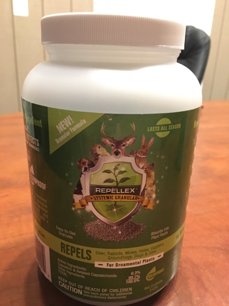 cswndan's tweet photo. @AmericanLandInc #systemic #Repellex. Season long #deer repellent. #CSWN get some😎 https://t.co/fD28Q96XCh