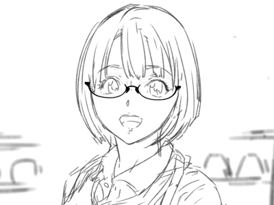 今日はキャラデザの直しなどしていたので、下書き2pageしか進みませんでした。 