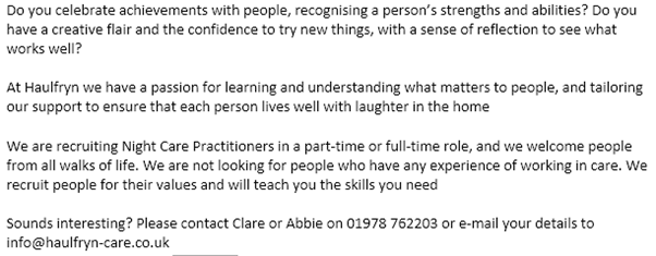 #NewRole #PromotingPersonhood #DoesThisSoundLikeYou