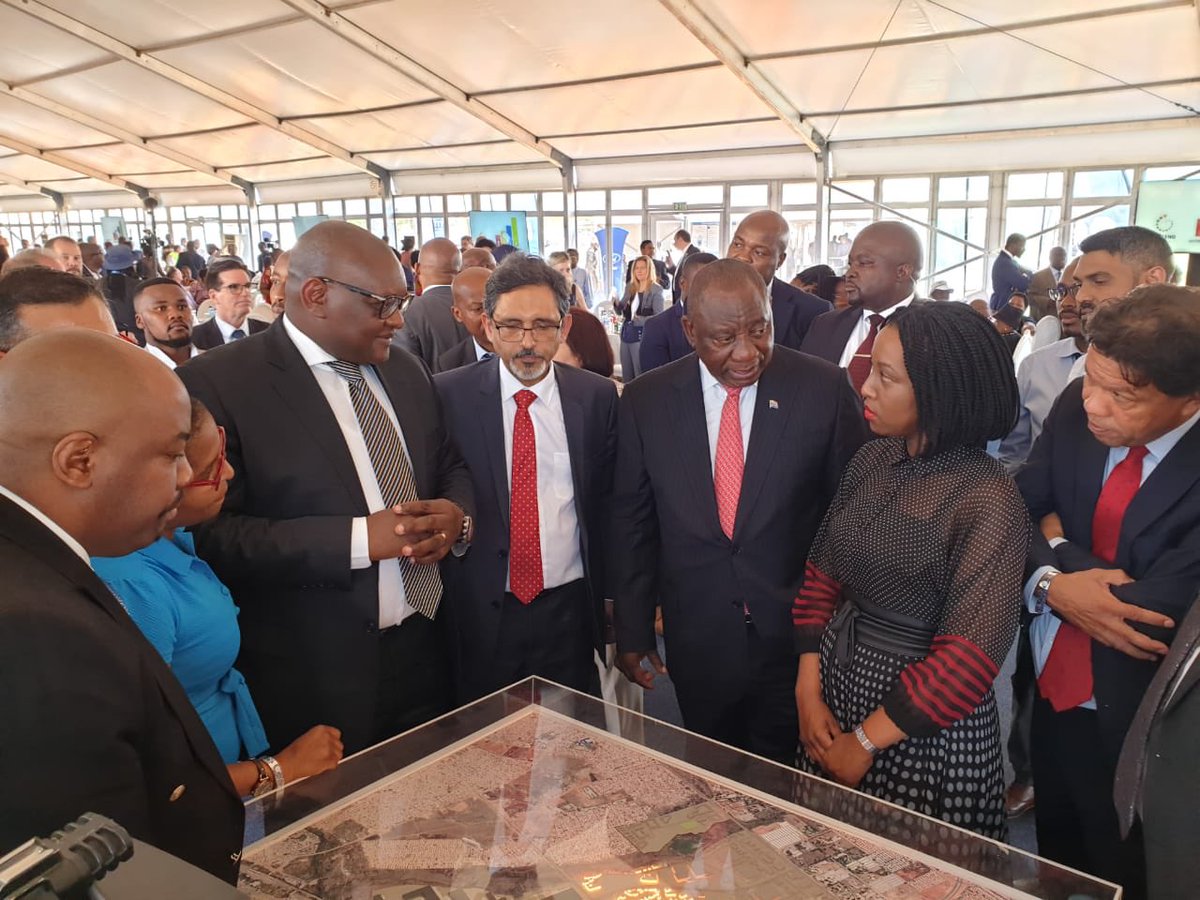 Thank you Mr President <a href="/CyrilRamaphosa/">Cyril Ramaphosa 🇿🇦</a> for inspiring us to create opportunities in making South Africa a strong economical player in the automotive industry. #TshwaneAutoSEZ