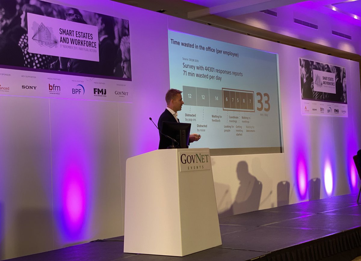Morgan Widung <a href="/Sony/">Sony</a> Nimway shares insights with #SmartE19 on digital tools for the modern workplace. #agile #digital #DigitalTransformation #smartworking #workplace #tech