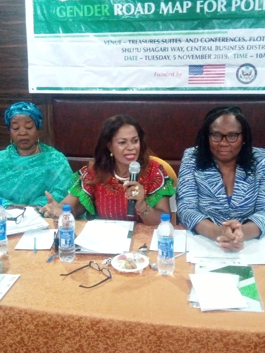 womenfundng's tweet photo. Hon. JanetAdeyemi says synergy amongst women groups and effective mentorship is key to sustaining a national voice that advocates for gender issues. #GenderRoadMap #HappeningNow with supports from @USEmbassyAbuja
@mufuliatfijabi
@wipfng
@Wimbiz
@FordFoundation
@NEDemocracy https://t.co/19d5UJghJY