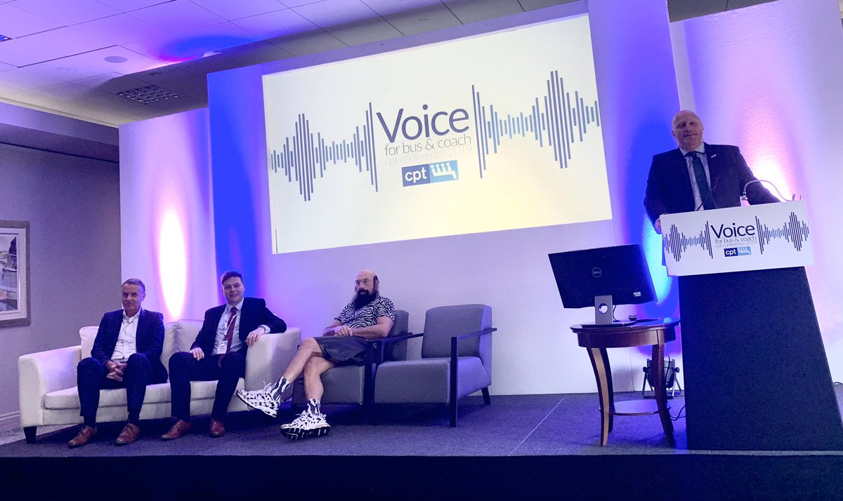 NoConceptOfTime's tweet photo. Great panel session with the passionate voices of @MartijnGNE @creatingdesire @TF_davidS  about how to make the case for bus 🚌 #CPTConf https://t.co/PKdzOJ60QI