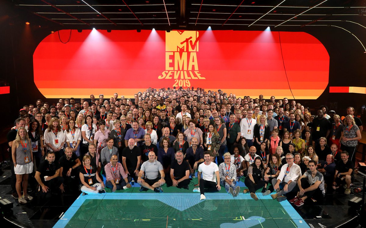 Proud to be involved in the production team of the MTV EMA Seville 2019 #MTVEMA #MTVEMA2019