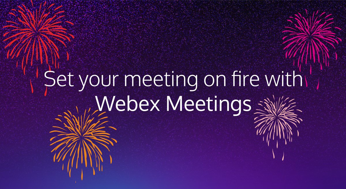 This #BonfireNight, forget fireworks and set your meeting on fire with #WebexMeetings. 🔥 
We're currently offering a FREE 30 day Webex trial. All you need to do is sign up here: ow.ly/GDqu50wXqRz
