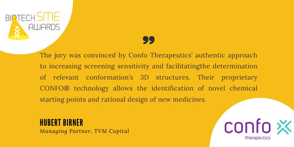 EuropaBio's tweet photo. Who will win this year's #BiotechSMEAwards?
Confo Therapeutics is one of the shortlisted companies for the #HealthcareBiotech category!
@VUBrussel @VIBLifeSciences @EU_Growth
๐ Meet the other contenders: https://t.co/hGr5Okozdk https://t.co/0fpKM3yrPo