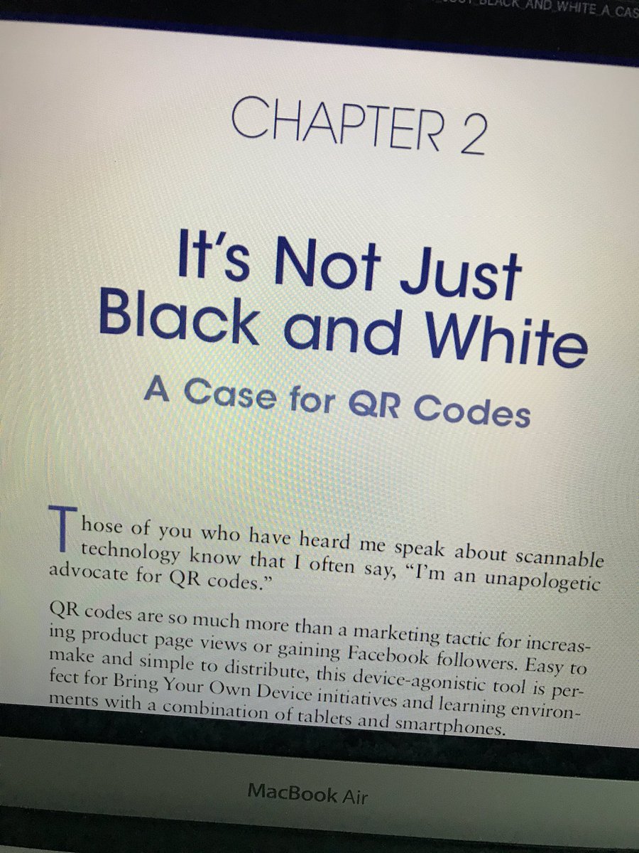 m_simader's tweet photo. currently reading an article about how to create QR codes and use them effectively in the classroom! first —> 👩🏼‍💻👍🏻 later —> 👩🏼‍🏫🧒🏼👧🏼
#digiteachSBG #FachdidaktikSBG https://t.co/uLKV98SUYi