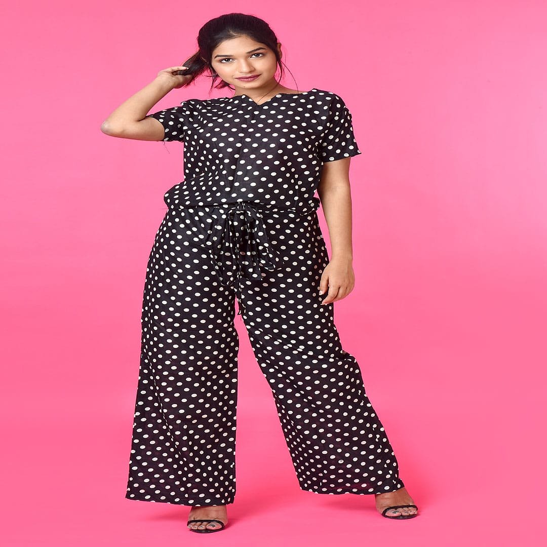 RachelPallavi's tweet photo. LOVE FOR POLKA DOTS! CHECK OUT CROP TOP WITH PALAZZO PANTS IN POLKA DOT PRINTS!  #shopnowonline #polkadotprint #clicklinkinthebio @rachelandpallavi #rachelandpallavi #rachelandpallavifashion #rachelandpallavicollection #petaapproved #veganfashionbrand https://t.co/3W7sACAzhb