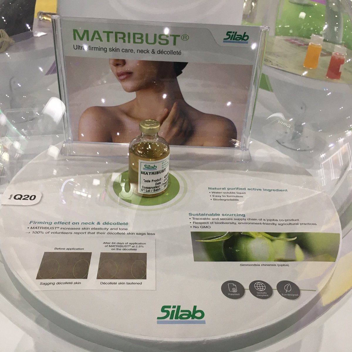 Visit the innovation zone displaying #MATRIBUST at #incosAsia! @incosmetics #activeingredients #innovation