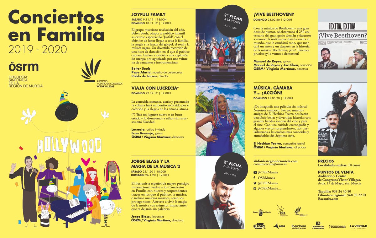 Queda muy poco para el estreno de JOYFUL! FAMILY. Un viaje por la música góspel para que toda la familia cante y baile sin parar. Porque si algo define a este espectáculo es su 'buen rollo'😜 ¡Vive momentos de felicidad en nuestros #ConciertosEnFamilia! 
🎟️tinyurl.com/y4zztxhv