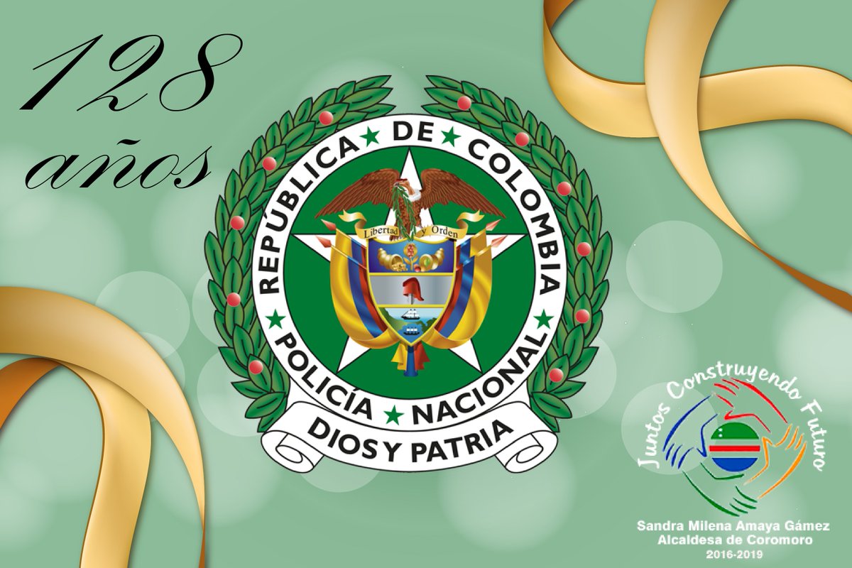 MpioCoromoro's tweet photo. El Pueblo Coromoreño exalta la Labor de Nuestra Policía Nacional que acompaña en cada rincón del país el diario vivir de todos los colombianos y ha contribuido con profundo amor y vocación a construir un mejor país, incluso arriesgando su propia vida por la patria. https://t.co/073AhkBCet