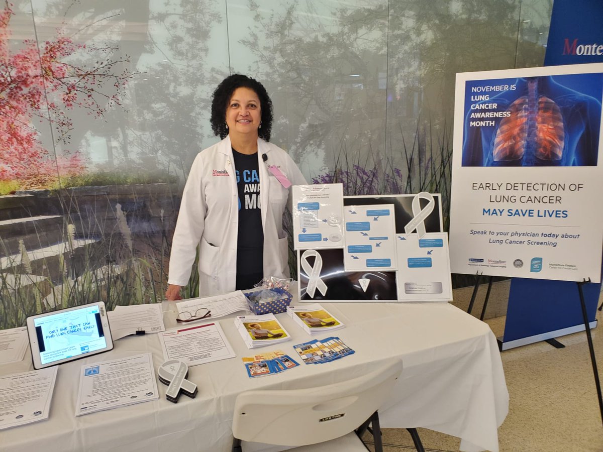 BeydeNatasha's tweet photo. Lung cancer screening saves lives! #lungcancerawareness #Lowdosect #November #radiology #Hutchradiology @MontefioreRAD @MontefioreNYC @JudyYeeMD @BradClemente @Juliyavolansky https://t.co/r5Q1lzHSNE