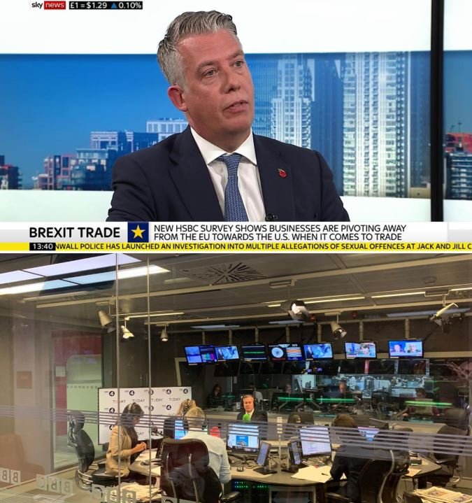 good_broadcast's tweet photo. We've been working with HSBC today to drive coverage for their flagship report on global trade. Businesses around the world optimistic about growth despite challenging conditions. Interviews on Ian King Live & the Today programme. #goodbroadcastdelivers #qualityoverquantity https://t.co/3h6BFjvfuF