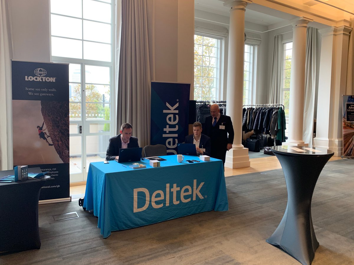 ACE_Updates's tweet photo. A huge thank you to our CEO European Conference sponsors @BentleyUKI, @Deltek_UK and @LocktonUK #CEOConf19. https://t.co/7uA2LHJp1K