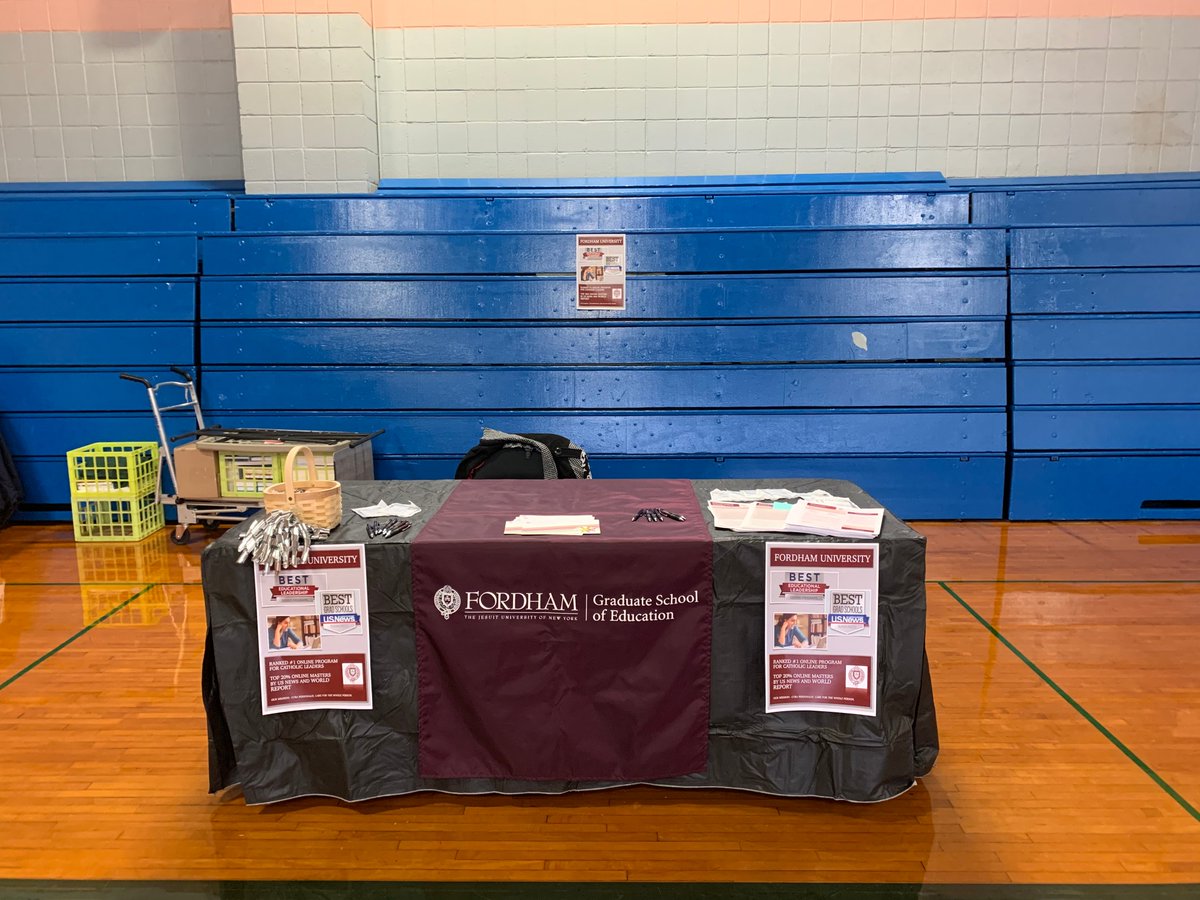 Stop by our table at All Saints Catholic School in Norwalk, CT.  We love to talk to alumni, friends, and prospective Grad Ed. students!