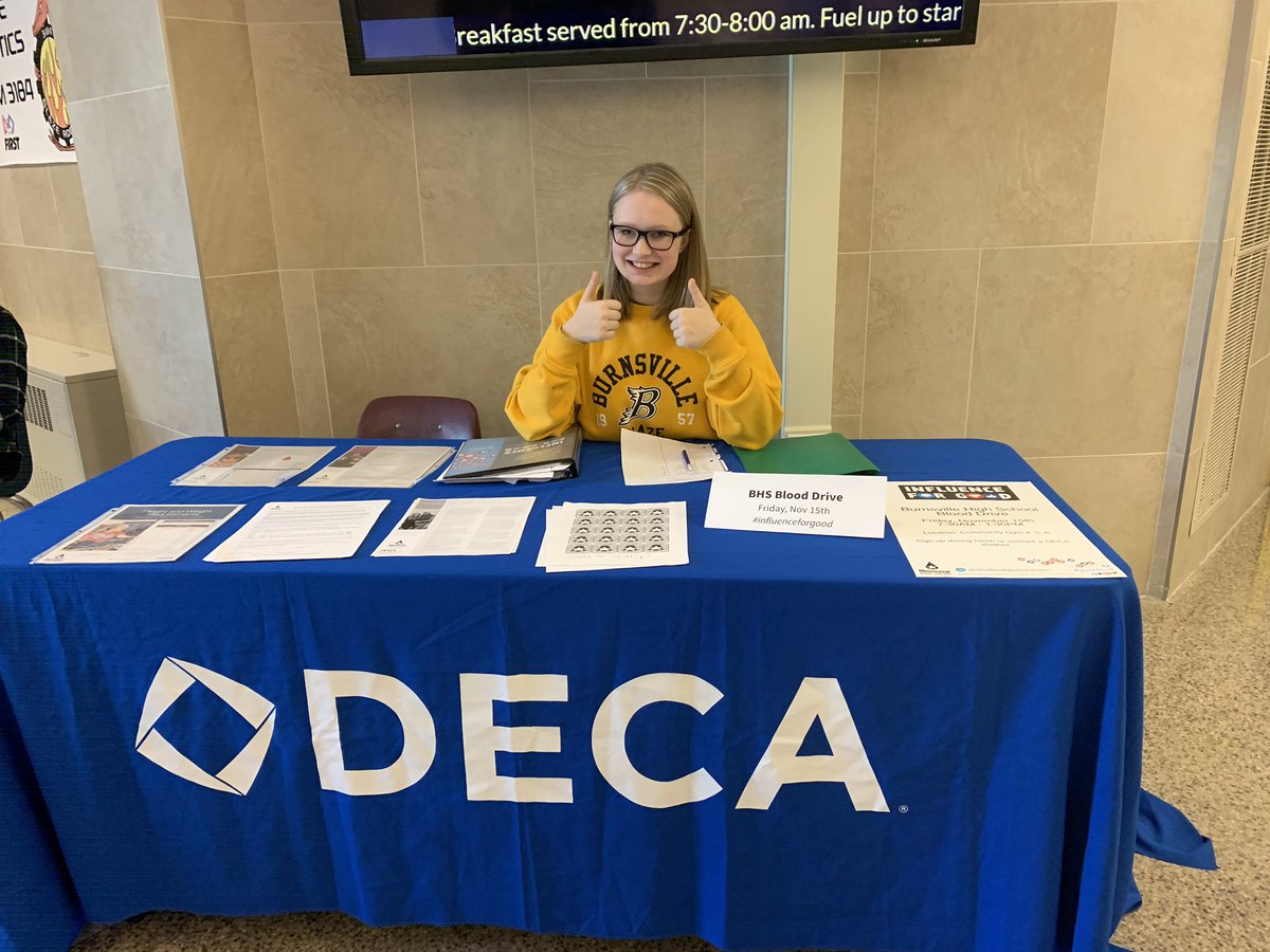 Sign up to donate blood at all lunches!