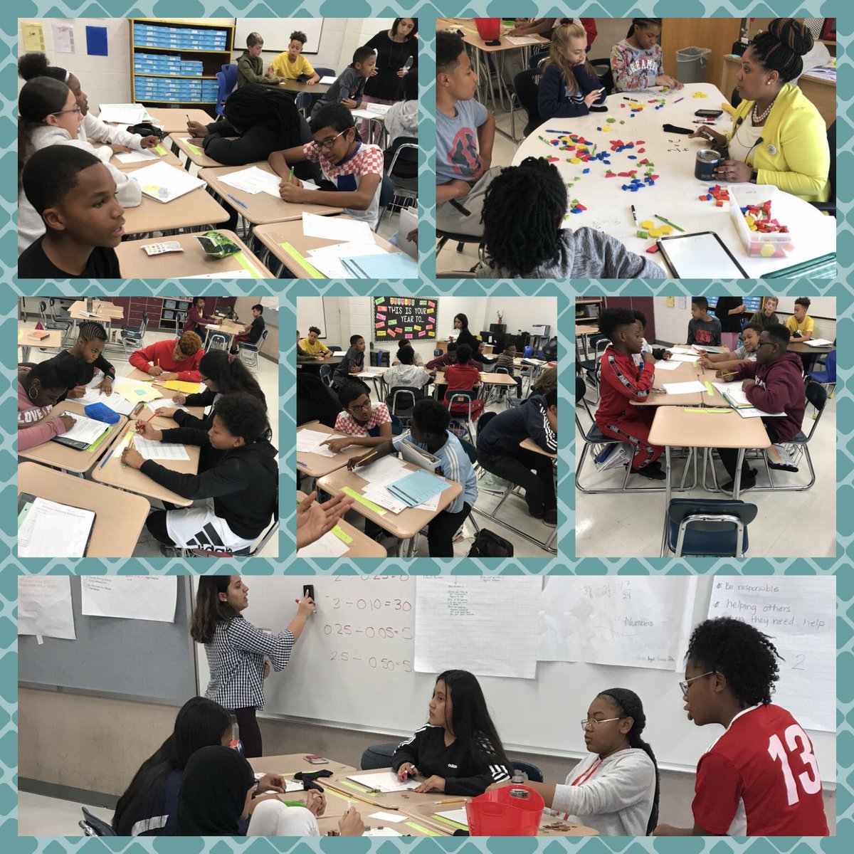 Albright_DPS's tweet photo. @rogersherrmiddl mathematicians are engaged in station groups while incorporating higher-order thinking activities! Research proves rigor and HOT questioning fosters academic growth! @DrRogers13 @pmubenga #RedHOT #RamsRock https://t.co/dWl3daUKYr