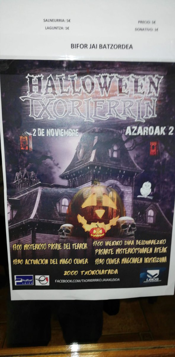 mago_oliver's tweet photo. Terminó el puente lleno de fiestas de Halloween 🎃🎃🎉
Ahora a cambiar el chip y a preparar lo que nos espera esta semana
TALLERES DE MAGIA
SHOW VALORES MAGICOS en Teatro de Ortuella
SHOW SIDERAL en fiesta privada 
SHOW MAGIA DE CERCA en concurso de pintxos de Abanto.🎃🎃🎄🎖🎖 https://t.co/AjTmVOcEOd