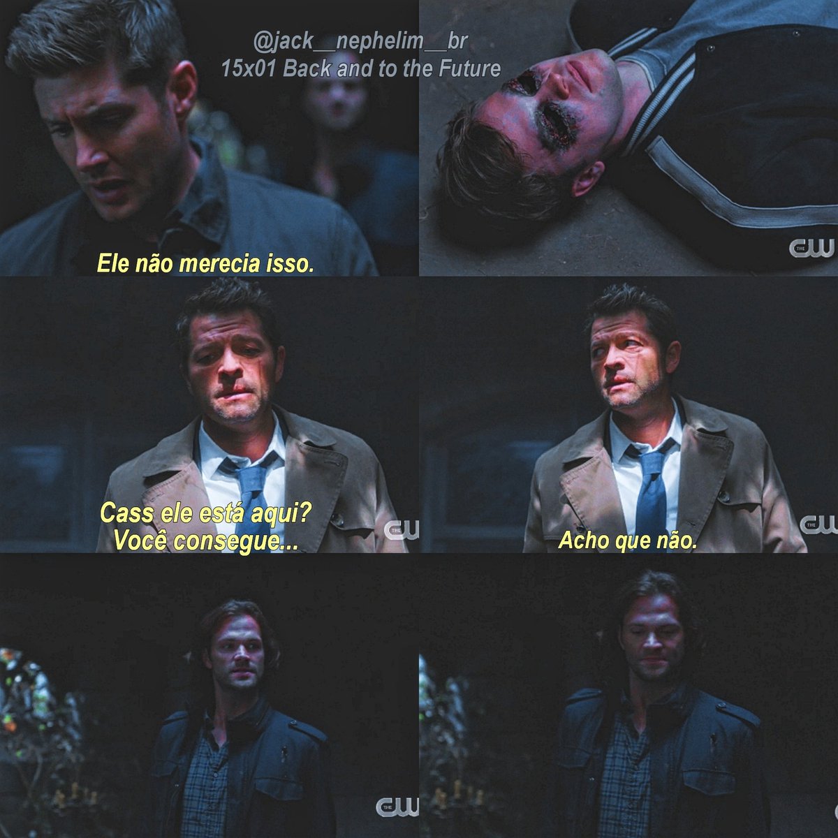 BrNephelim's tweet photo. Sam e Cas inconformados com a morte de Jack 😖💔
@Alex8Calvert @JensenAckles @jarpad @mishacollins #savesupernatural #savespn @cw_spn #supernatural #spn #spnfamily #supernaturalbrasil #jackwinchester #alexandercalvert #jackkline https://t.co/9sUJfdpaJJ