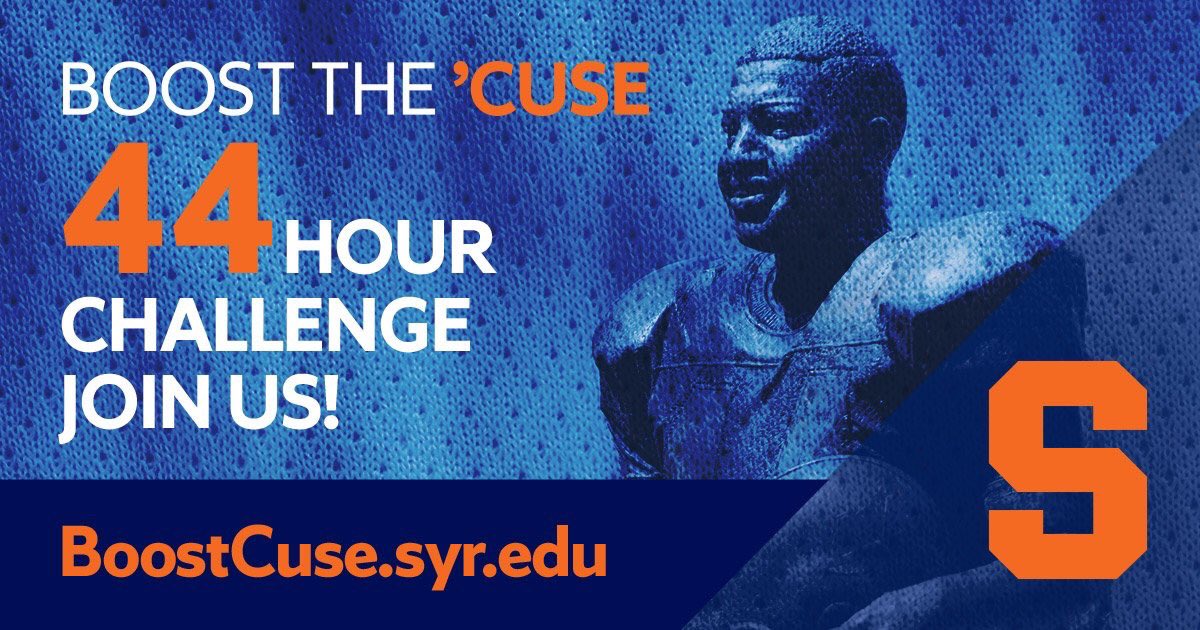I just donated $500 to the Men’s Lacrosse Head Coach’s Fund, which goes directly to our team’s needs. I’m encouraging our alumni and supporters of our program to contribute as well for #BoostCuse. Click the link and select Men’s Lacrosse Head Coach’s fund

bit.ly/2N6KqlZ