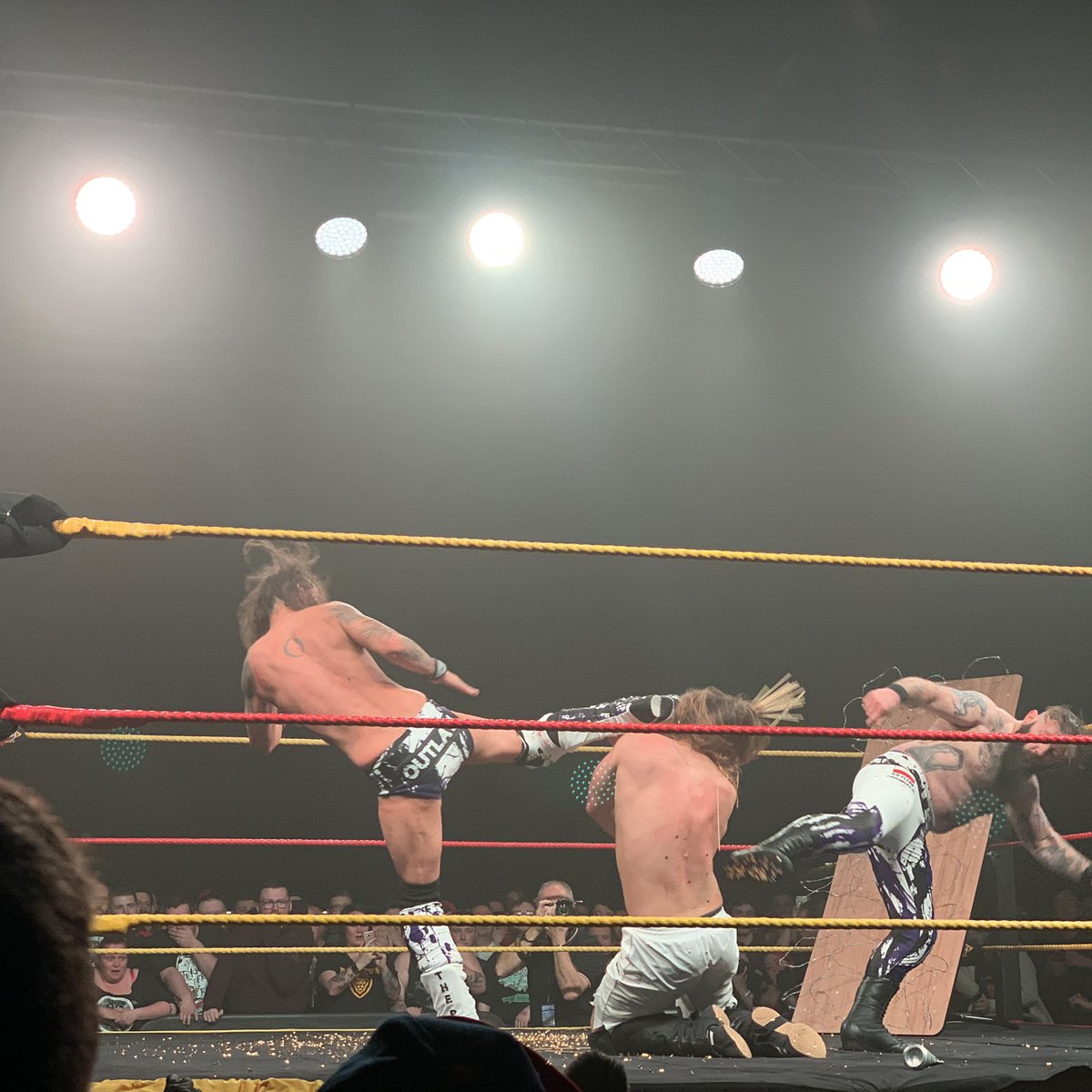 gktweeets's tweet photo. What a weekend @InsaneChampWres @SWG3glasgow for #FLXII night two top-3 #MainEvent #KingsOfInsanity and #WomensTitle amazing show from all performers tix on sale for next year 2mo @TheBarrowlands π https://t.co/xlN37SSJFt