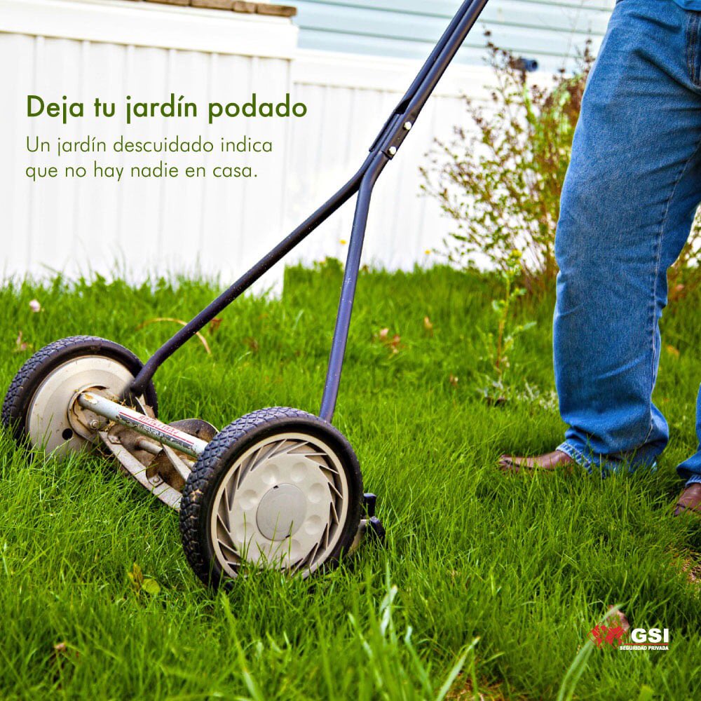 GSISP's tweet photo. Pocos días antes de irte de viaje procura podar tu jardín y dejarlo limpio. Un jardín descuidado indica que no hay nadie en casa. #gsiseguridad #gsitip #seguridad https://t.co/zBunrOv4mB