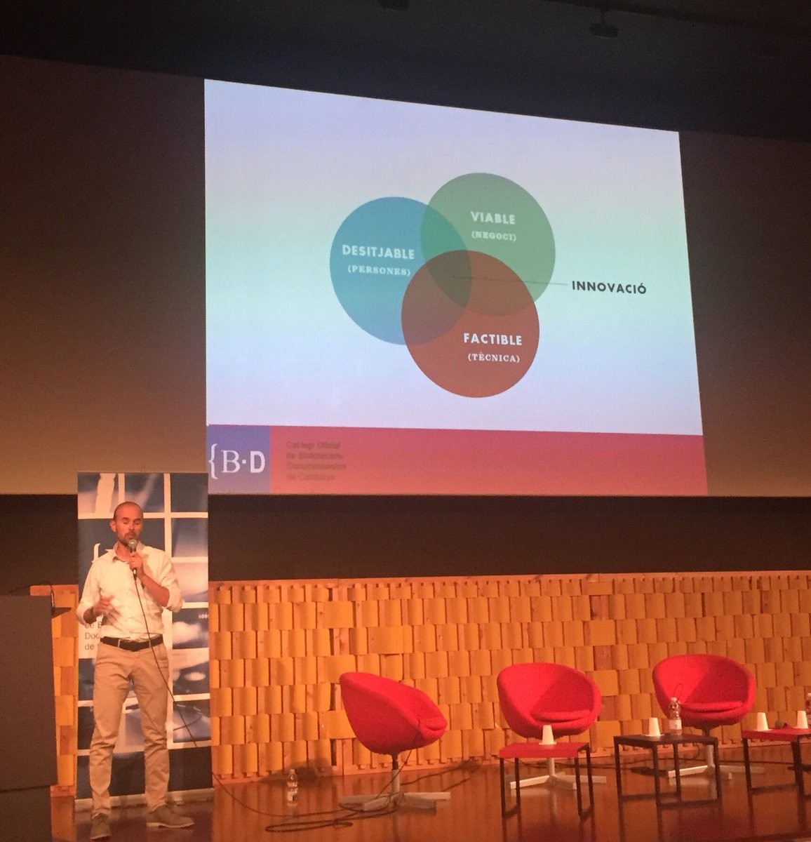 burguillosmf's tweet photo. @lluisvicente presenta la traducció al català #DesignThinkingForLibraries @cobdc
🔗 https://t.co/xvaxbpQdMO
Jornada de models d'innovació a biblioteques @cobdc #COBDCinnova #COBDCinnovacio https://t.co/nr45brzZ6n
