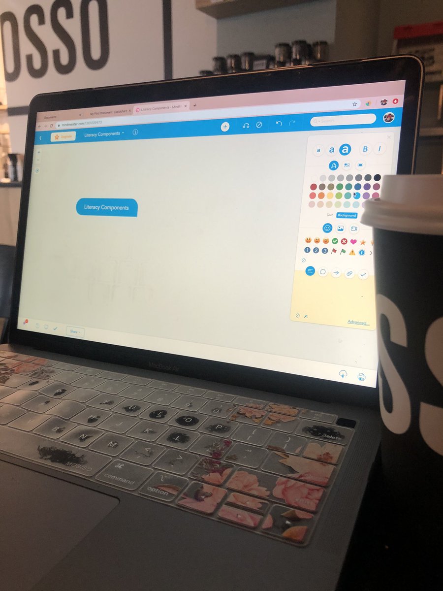 teacherjordan's tweet photo. Setting up my office for the next few hours at the lovely @RossoCoffeeCo in tuxedo. I can tell already that it has good study vibes #mastersed #studentlife https://t.co/oX4YFfTEUZ