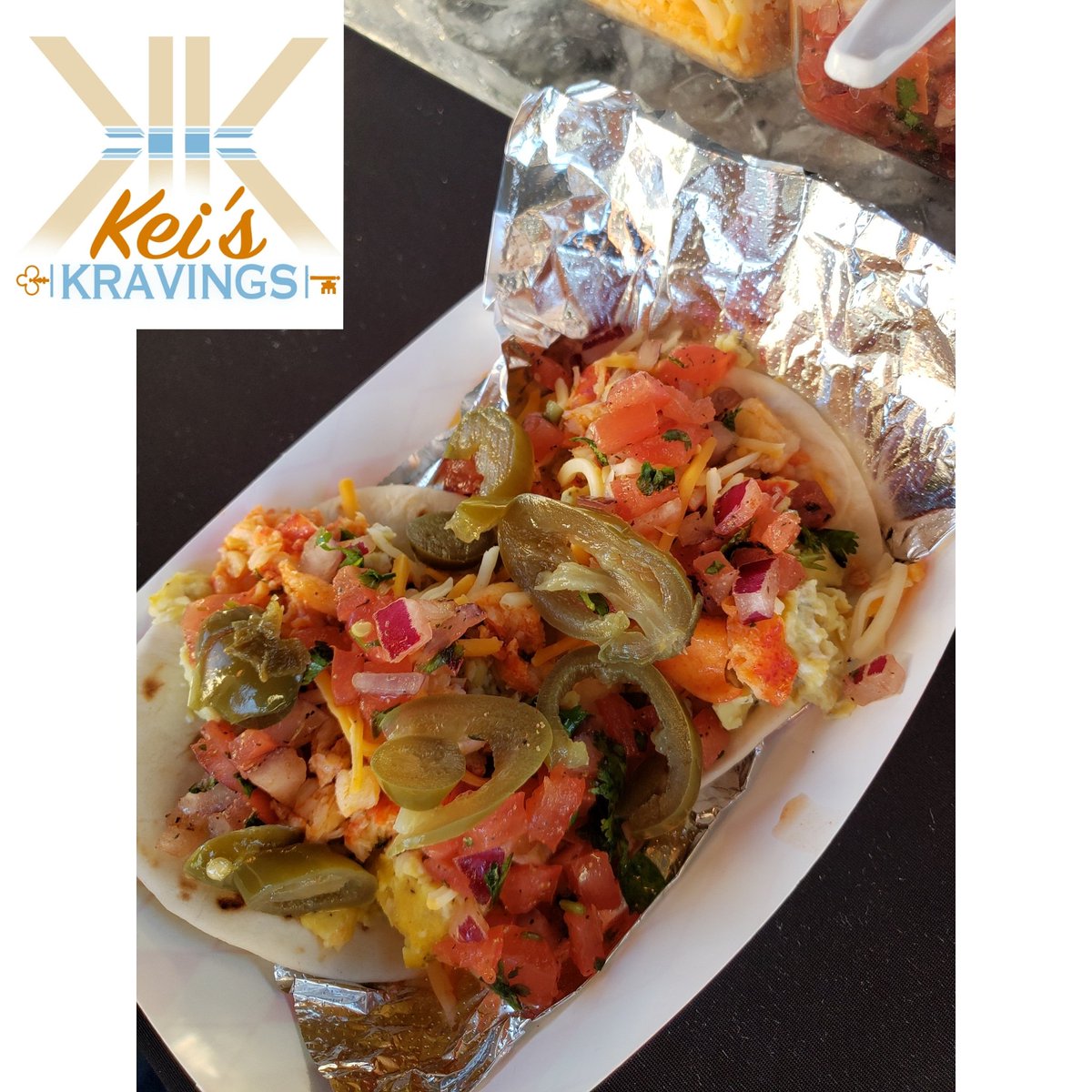 KeisKravings's tweet photo. Now let's talk about our Lobster Breakfast TACOS!!! https://t.co/QrltIFdLIA