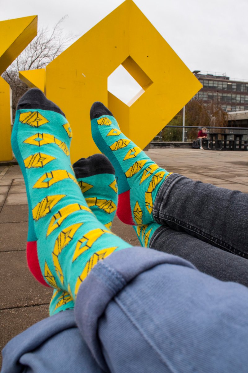 UniOfGalwaySU's tweet photo. So we made a thing. 
A socksy thing🧦
We hope you like them 'cos we do 😍🥰 https://t.co/C0m80uHJZD