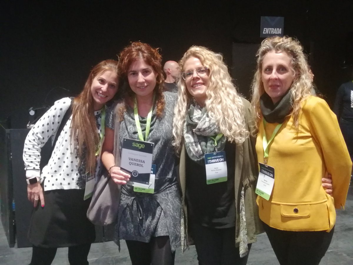 P_Alfaro's tweet photo. #sagepartnersessions gracias @VanessaQuerolL y a todo su equipo por tu dedicación y compromiso. @CristinaPerez82 Áurea y Maribel. In love con este aquipo!! https://t.co/FqAGDv8Fdw