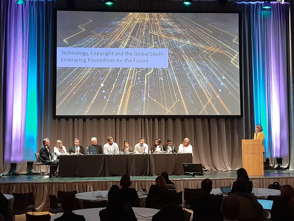 #Technology, #copyright and the #GlobalSouth: a speakers and RROs panel, chaired by <a href="/copyrightclear/">Copyright Clearance Center</a>'s @MJHealy and Tracey Armstrong, to close today's conference at #IFRROWorldConference <a href="/IFRRO/">IFRRO</a>